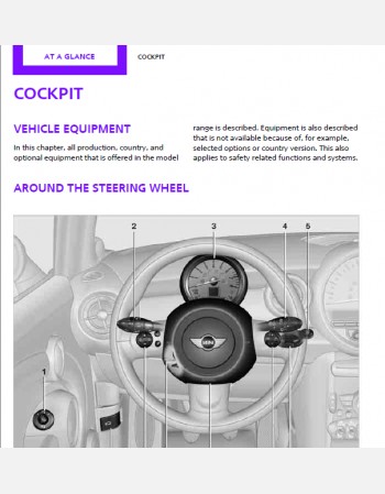 mini cooper 2012 owners manual